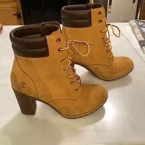 Timberland heel booties.